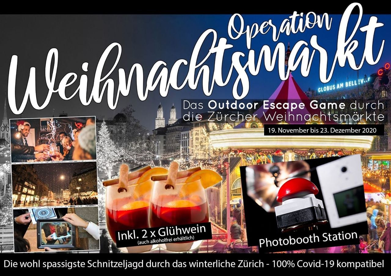 "Operation Weihnachtsmarkt" Outdoor Adventure Room Zürich