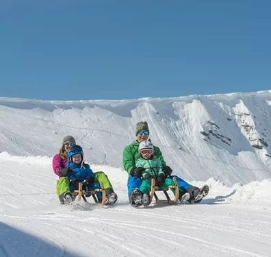 Schlittelpass Tschentenalp mit optionaler Schlittenmiete