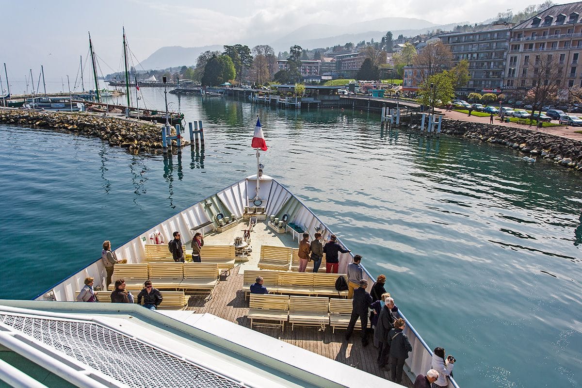 Genfersee Ticket ab Lausanne bis Evian-les-Bains und zurück