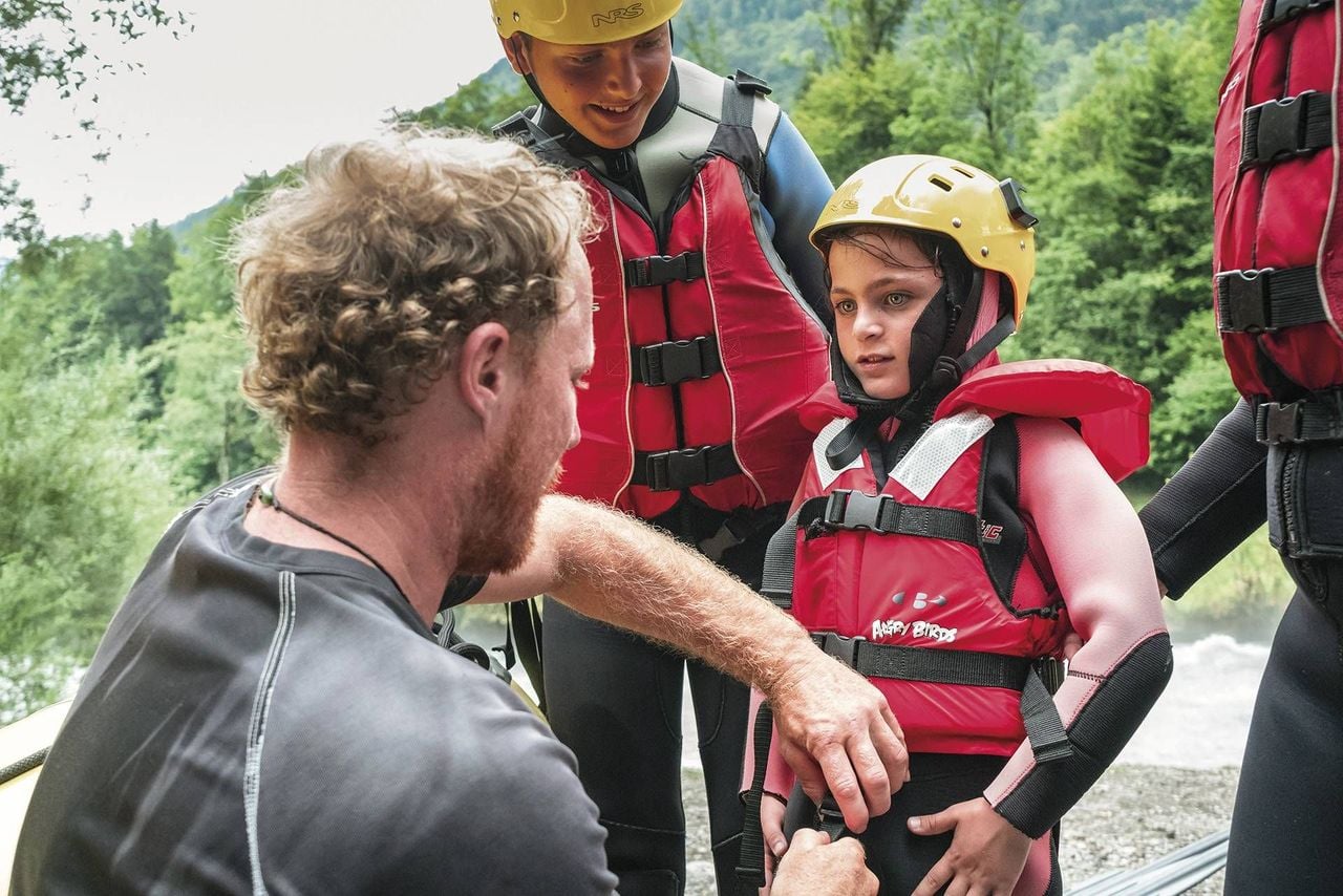 Lütschine Rafting für Familien ab Interlaken