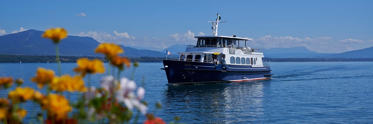 Rundfahrt Genfersee Ticket ab Genf inkl. Audioguide
