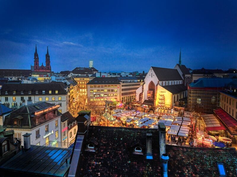 City tour Basel guided Christmas magic