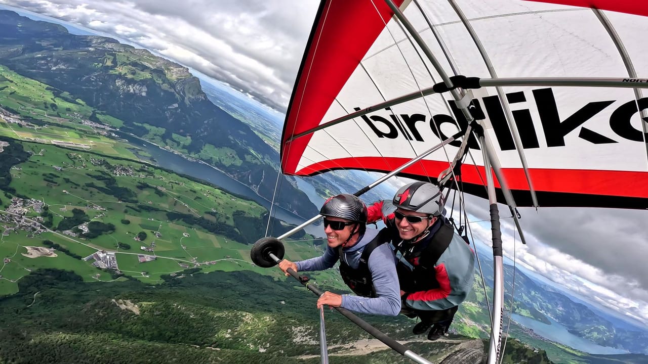 Stanserhorn Tandem Delta Flug
