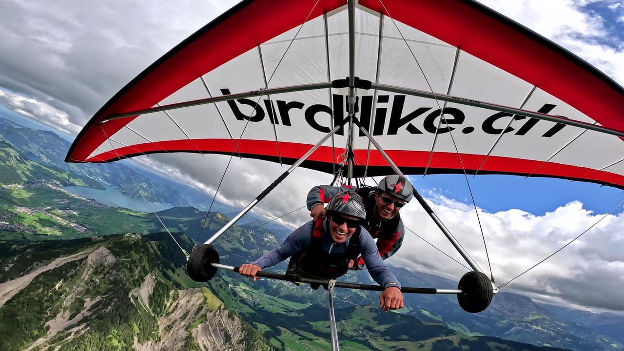 Stanserhorn Tandem Delta Flug