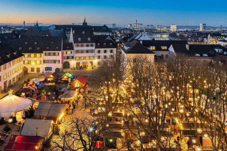 City tour Basel guided Christmas magic