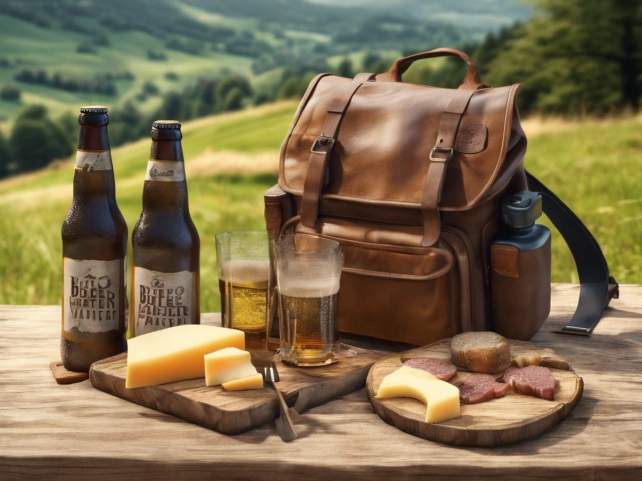 Bier Picknick auf der Seebodenalp
