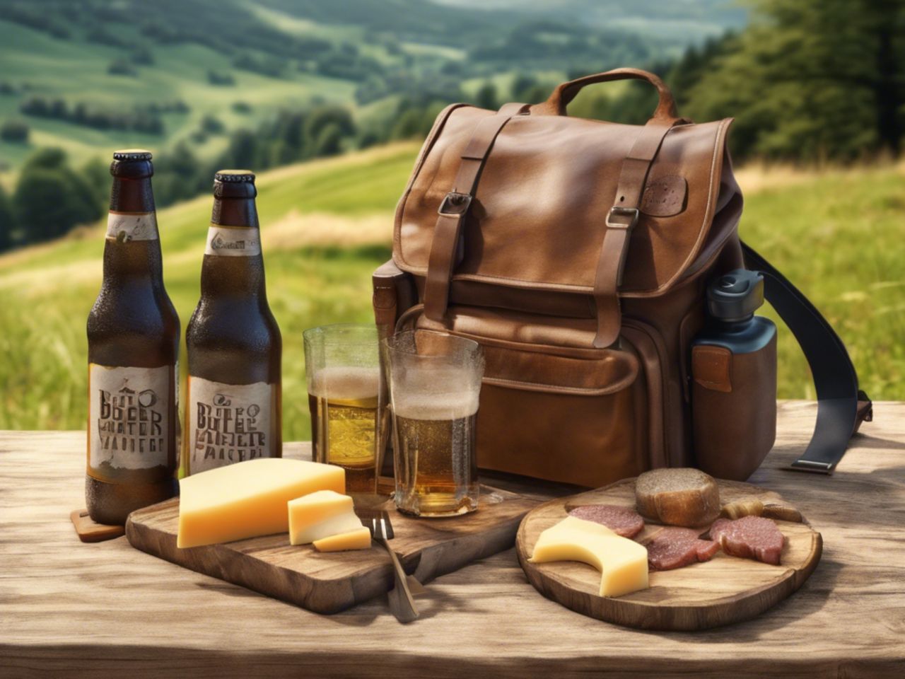 Bier Picknick auf der Seebodenalp