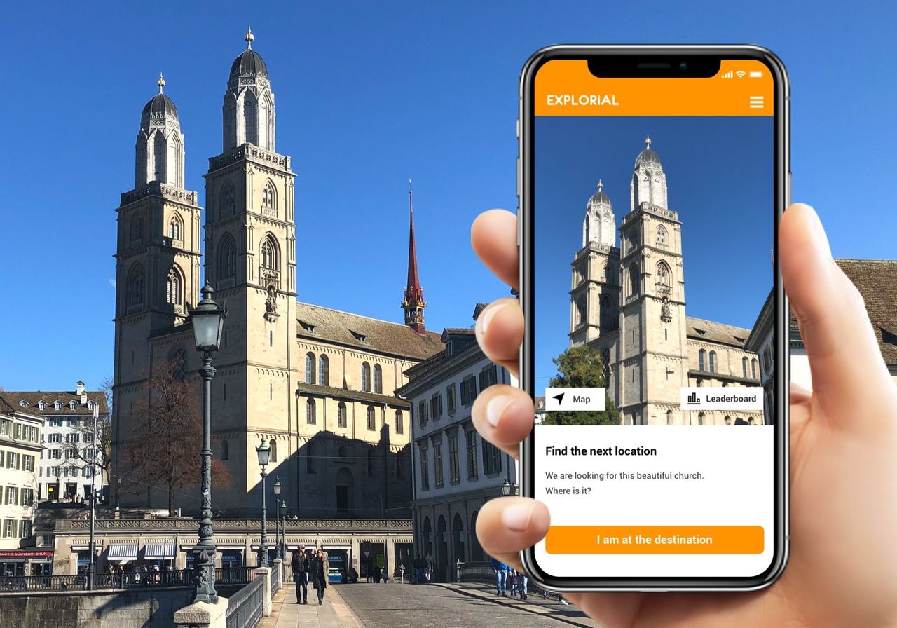 Zürich interactieve speurtocht met de smartphone