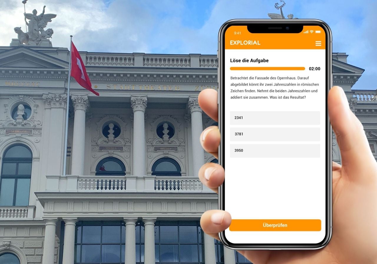 Zürich interactieve speurtocht met de smartphone