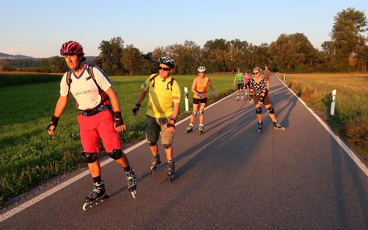 Fun and fitness inline skating in the Reuss Valley