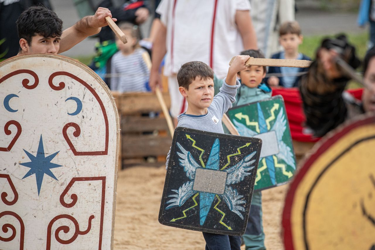 Training with gladiators