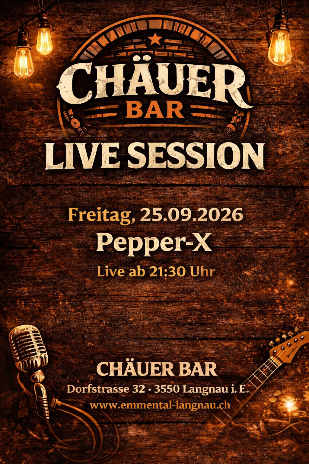 Live - Musik in der Chäuer Bar