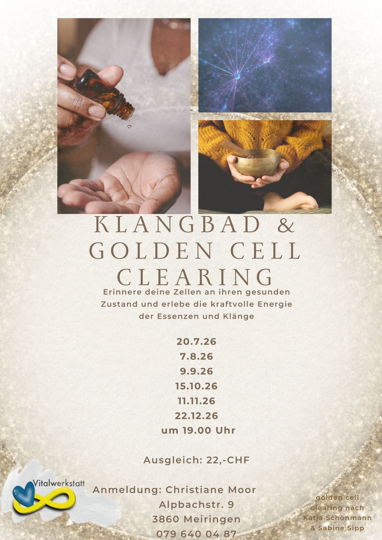 Sound healing & golden cell clearing
