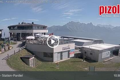Webcam Bad Ragaz Pizol - Station-Pardiel