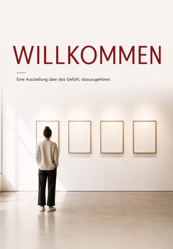 Willkommen - Eine Ausstellung über das Gefühl, dazuzugehören