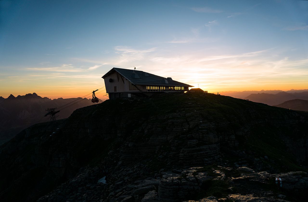 Sunrise on the Chäserrugg