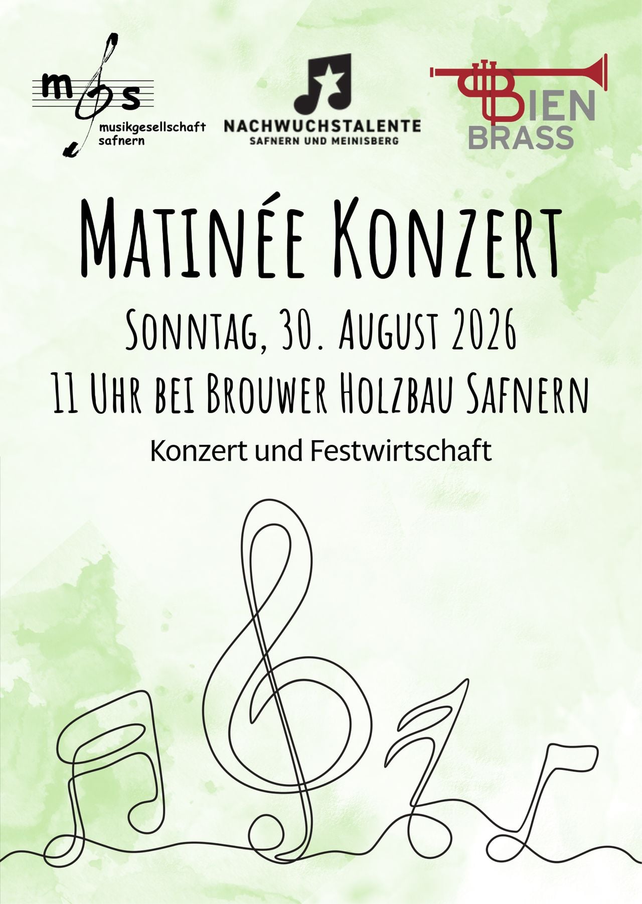 Matinée Konzert der Musikgesellschaft Safnern