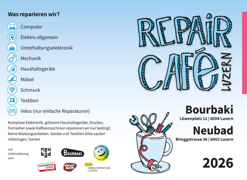 Repair Café Neubad Bistro