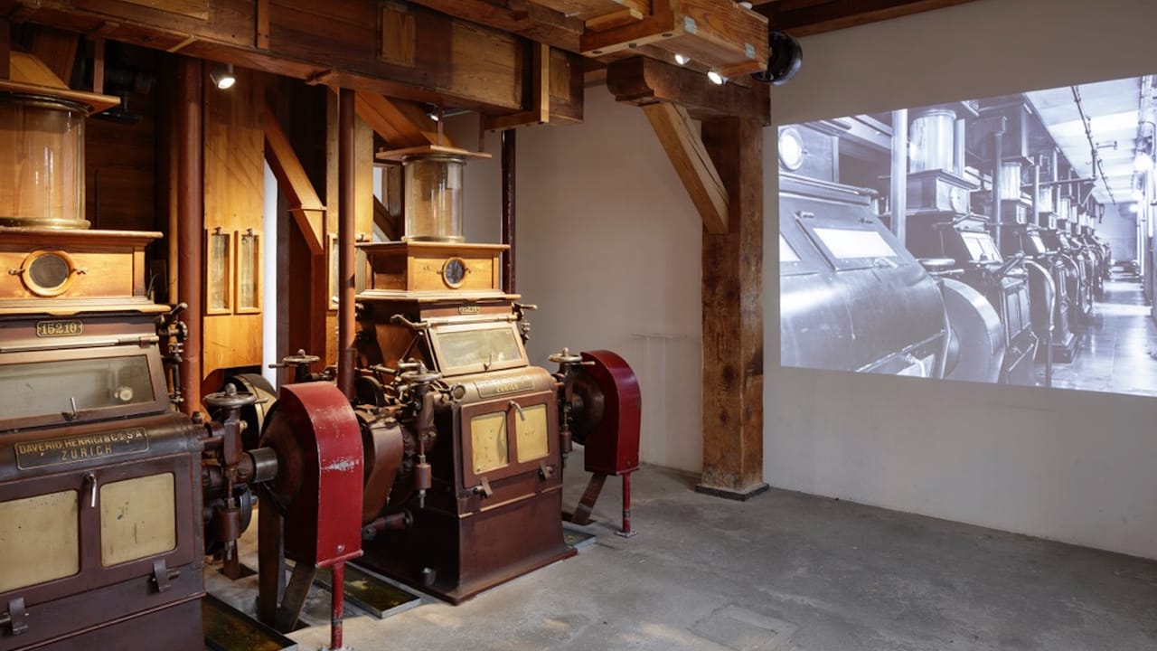 The mill in operation