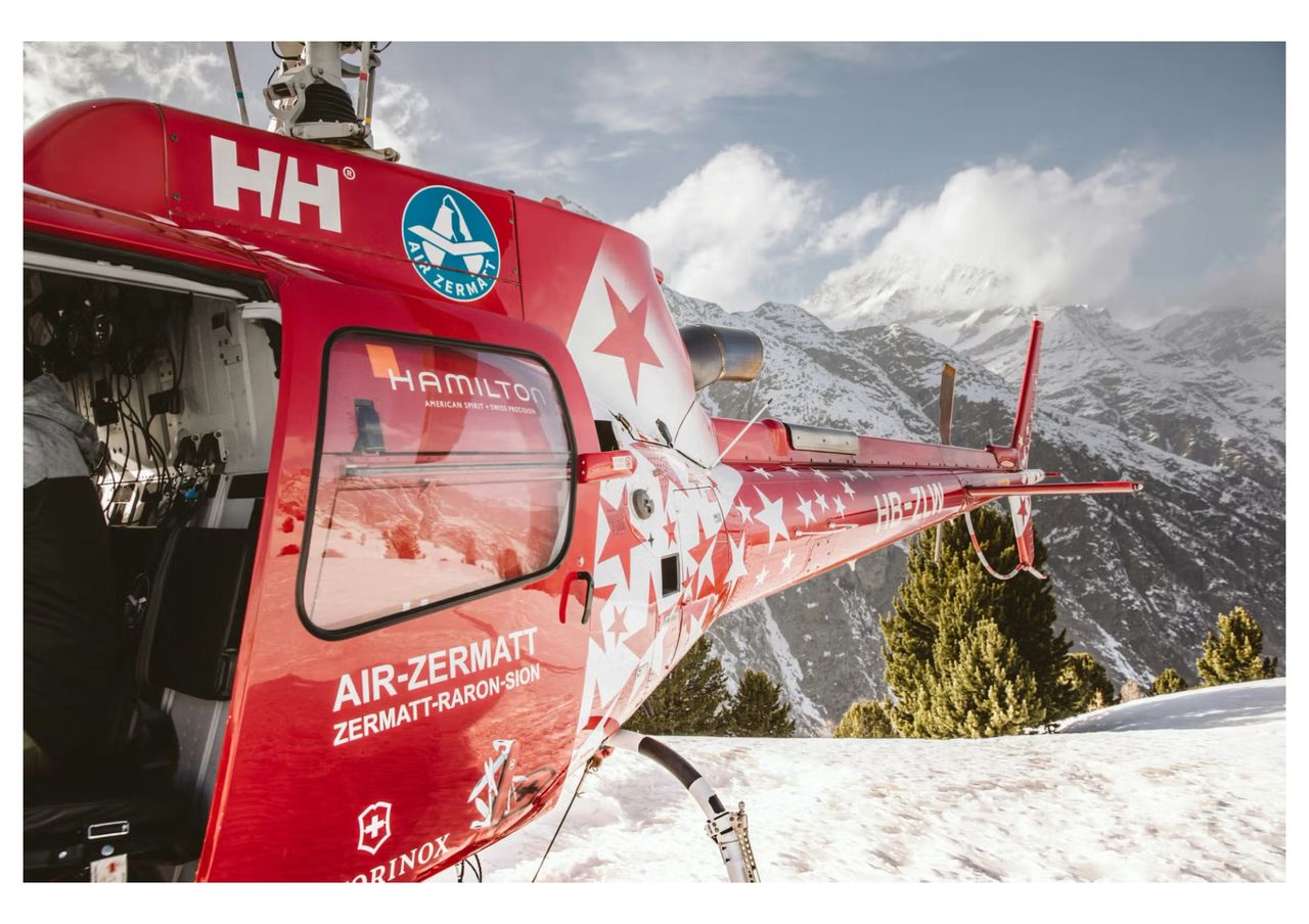 Besuch der Air Zermatt