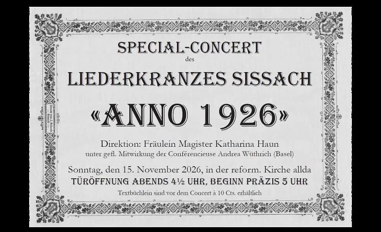 Special-Concert "Anno 1926"