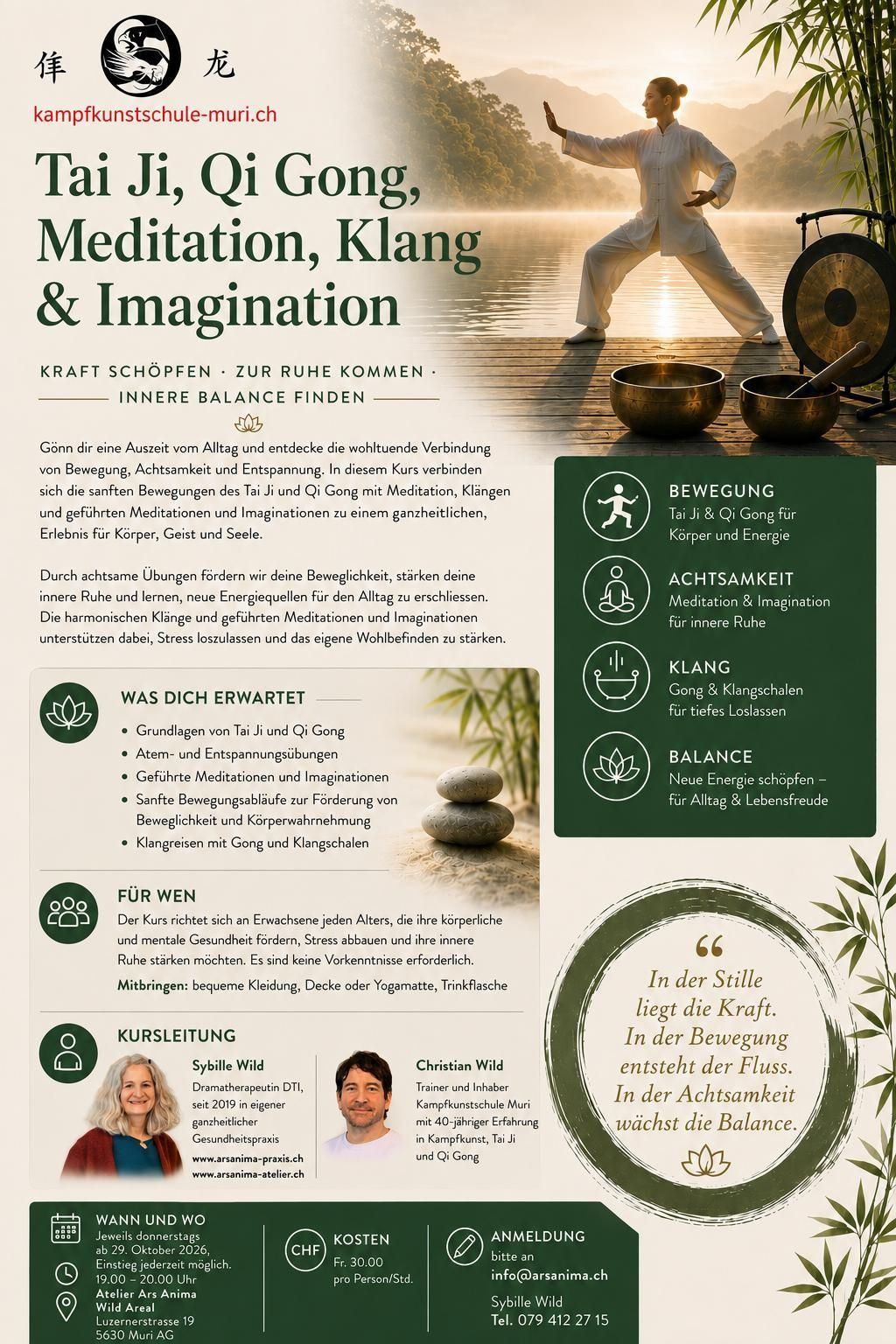 Taj Ji Qi Gong Meditation Klang und Imagination