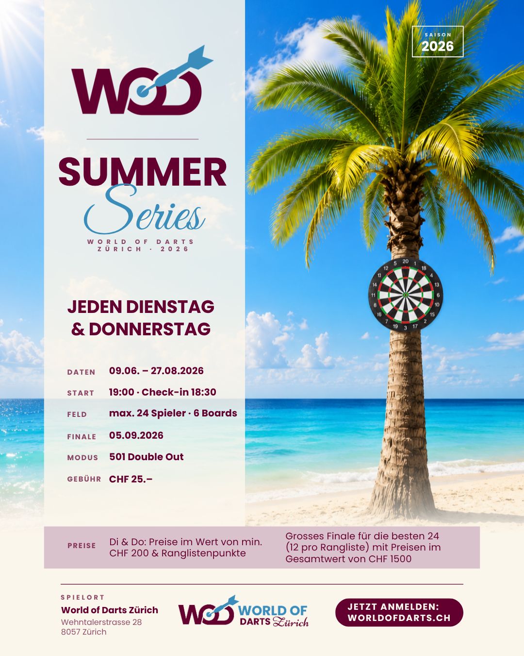 World of Darts Zürich Summer Series