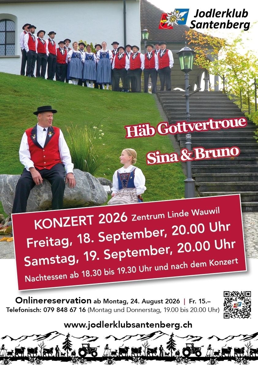 Jahreskonzert Jodlerklub Santenberg