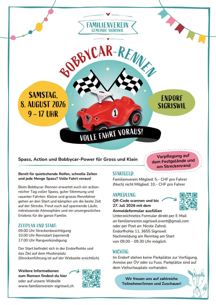 Bobbycar-Rennen