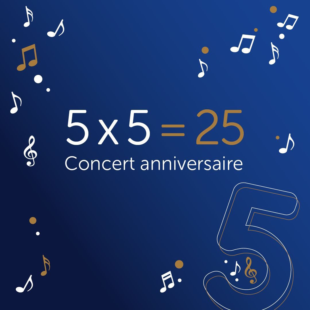 5X5 = 25 : Concert anniversaire du Geneva Brass
