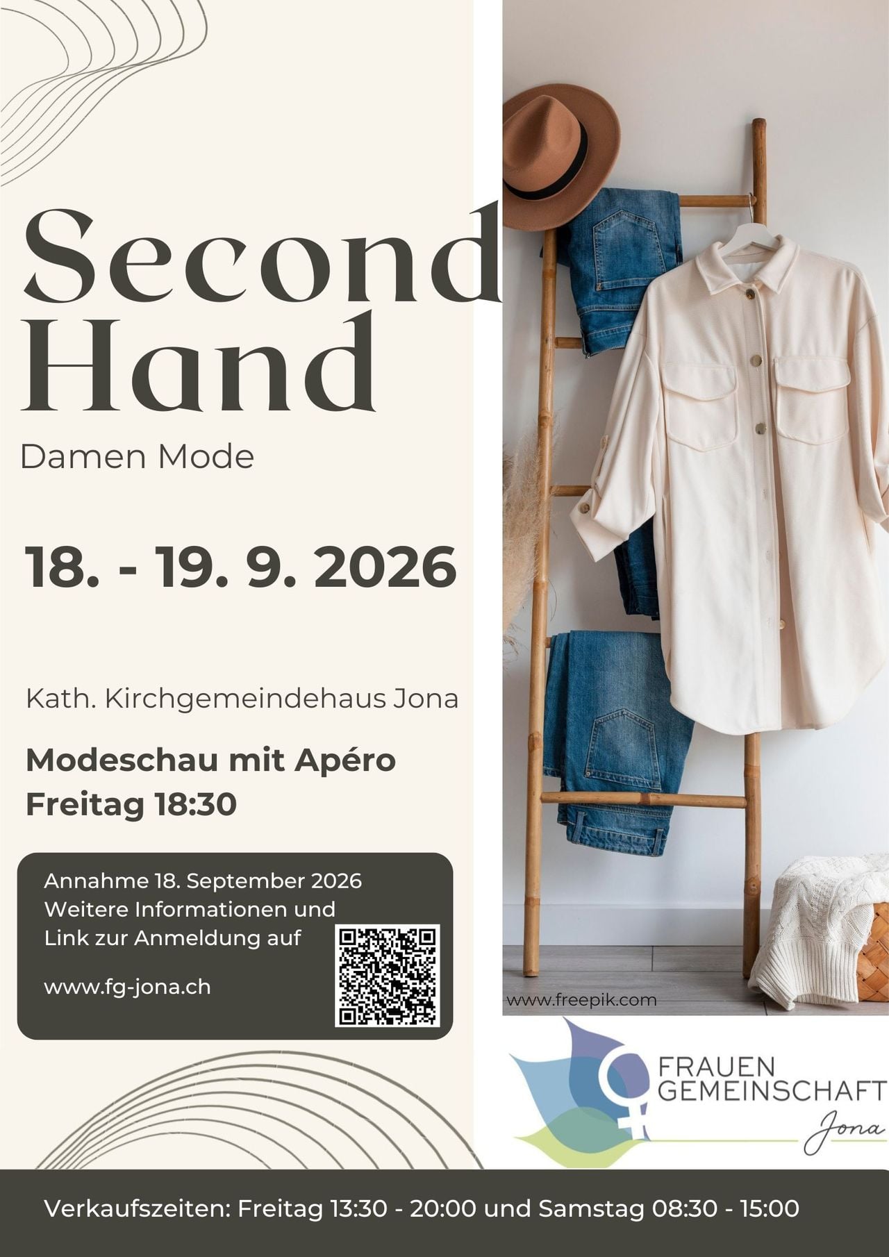 trendige Secondhand Damen Mode Börse