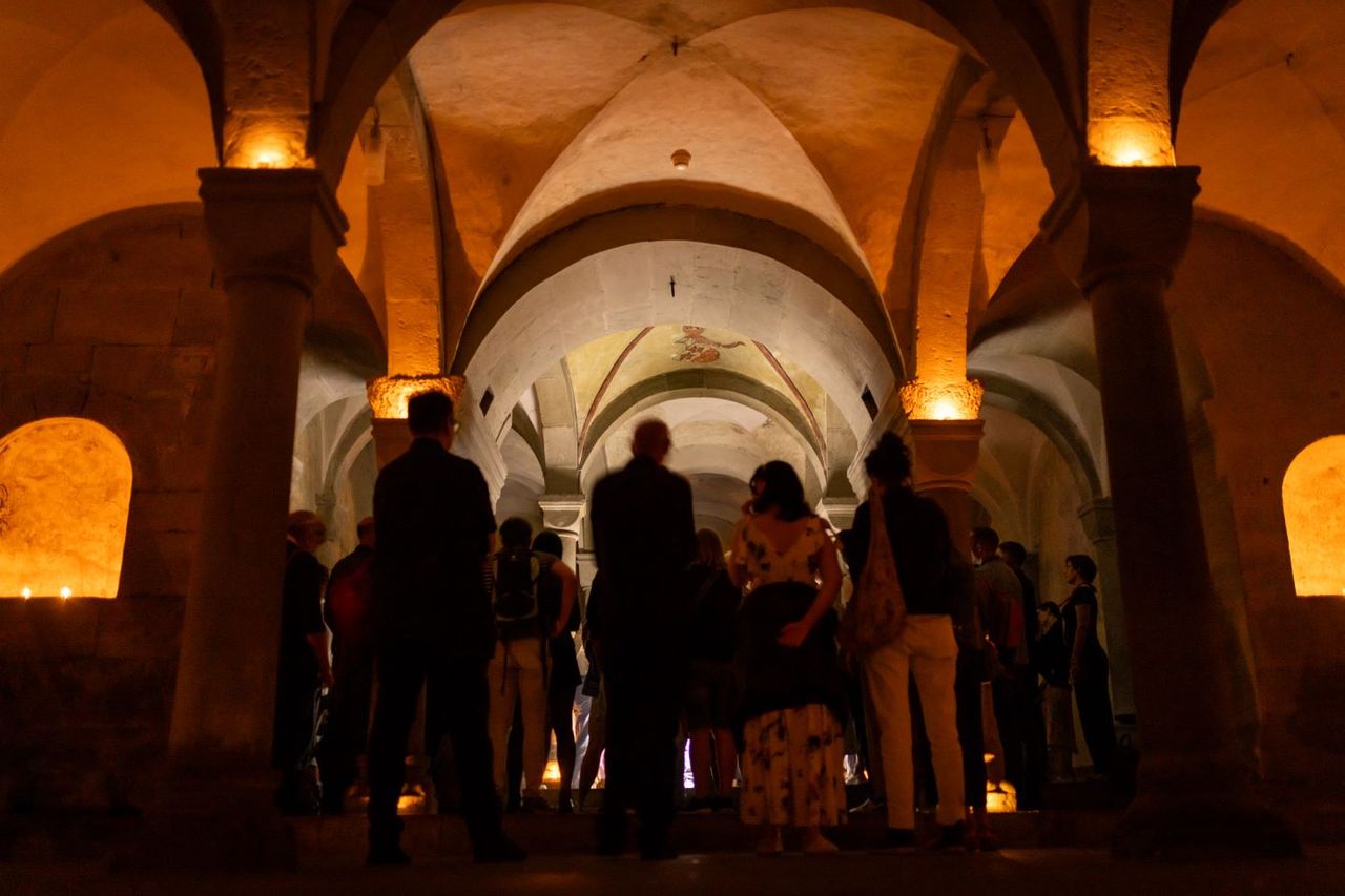Meditative night tour at Grossmünster