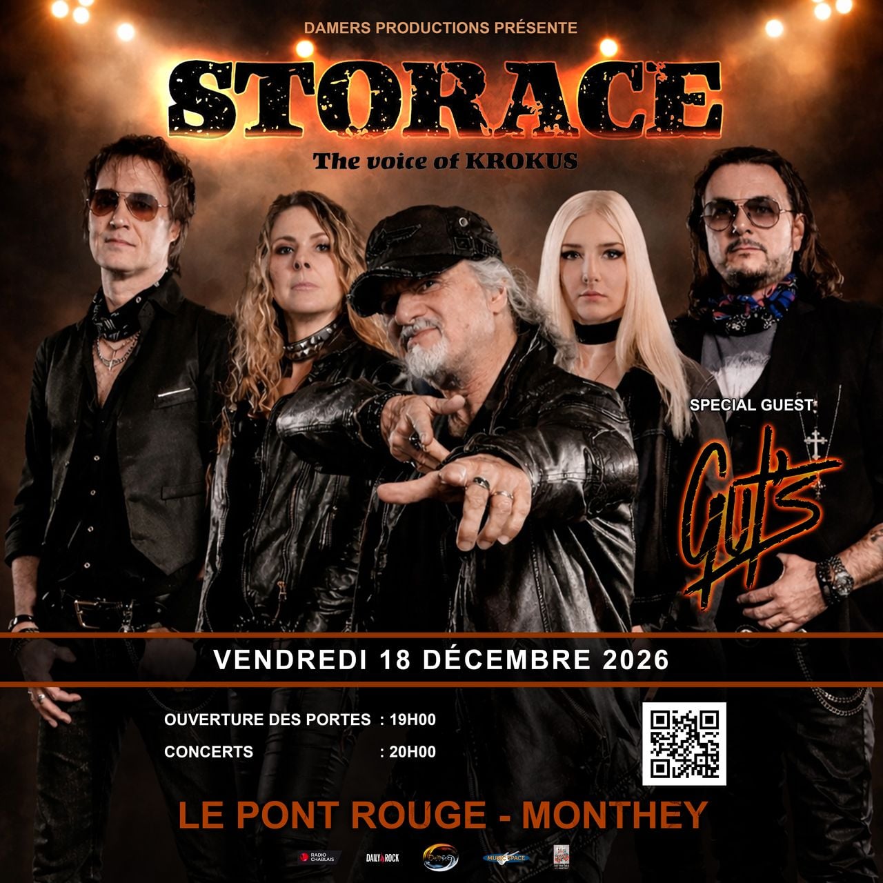 STORACE, the voice of Krokus + Gut's
