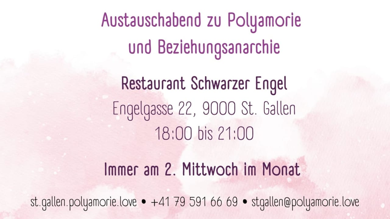 Exchange evening on polyamory and relationship anarchy