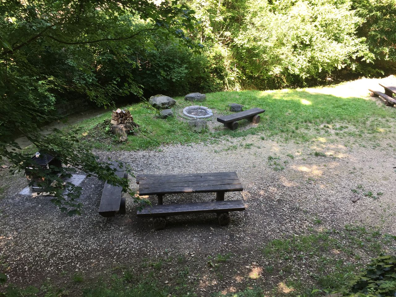 Felsentäli barbecue area