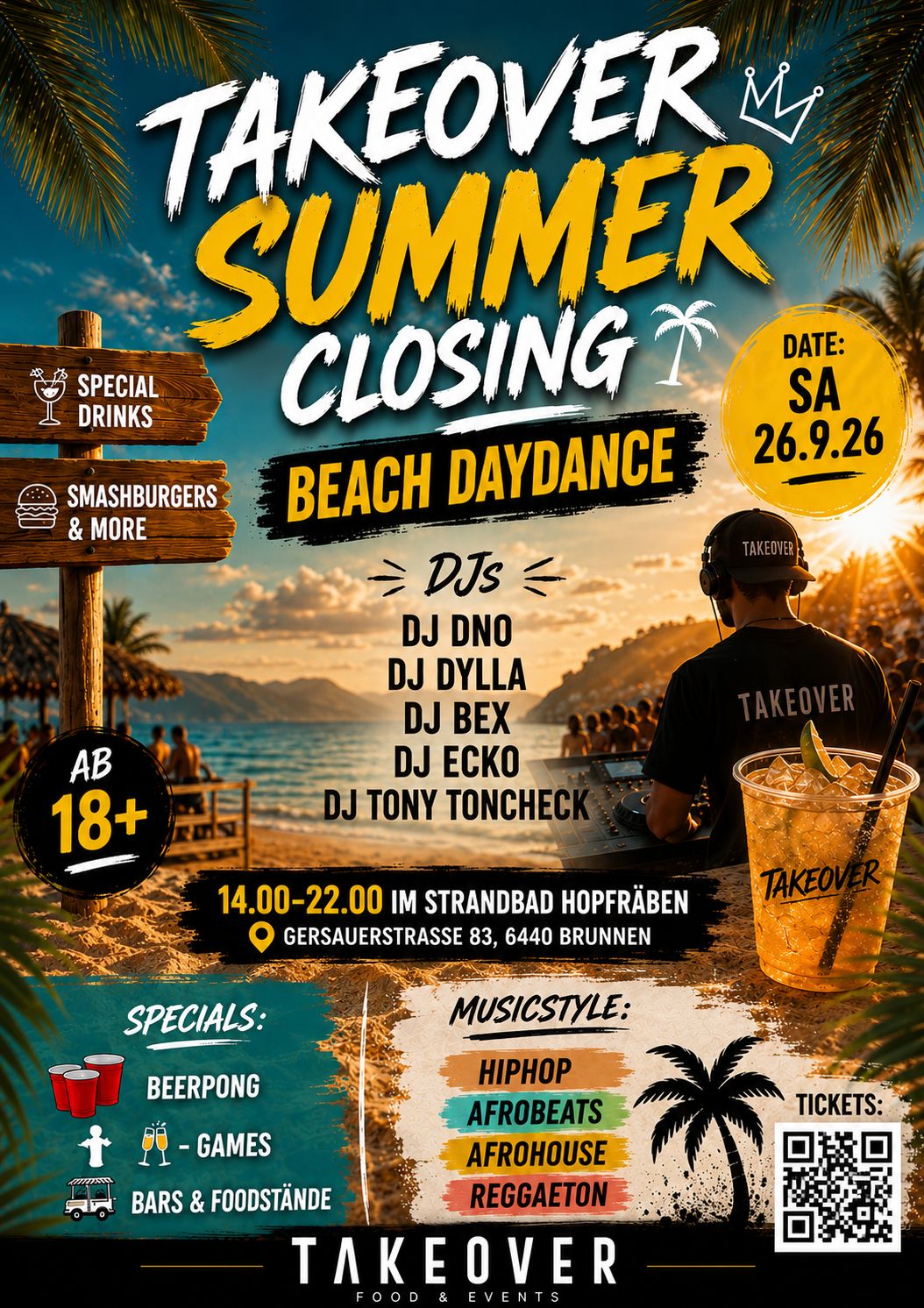 TAKEOVER BEACH DAYDANCE
