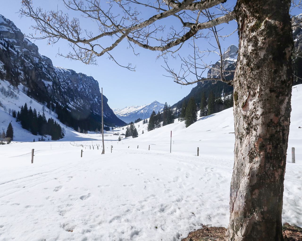 Winterwanderweg Justistal