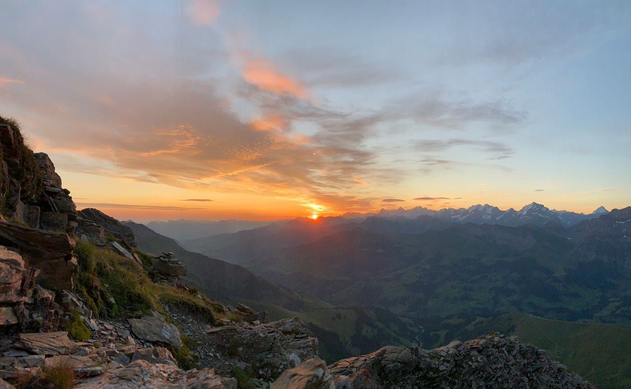 Sunrise tour to Tschentenalp with Mathias