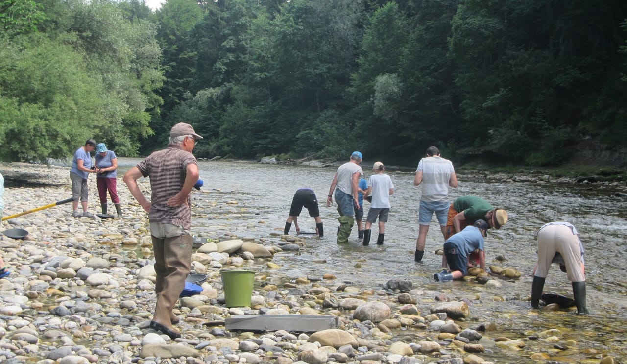 Gold panning in the Emmental – preserving and experiencing an old craft