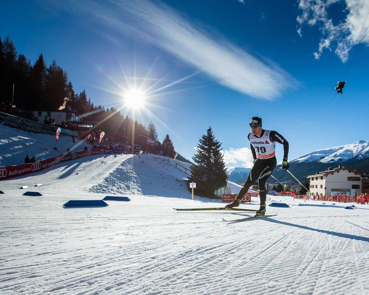 Weltcup-Loipe Davos Nordic
