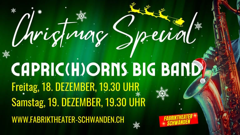 Capric(h)orns Big Band: Christmas Special