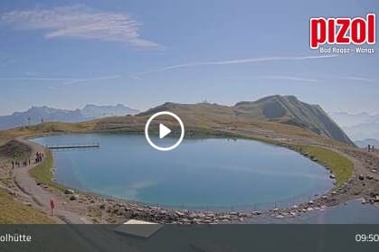 Webcam Wangs Pizol - Pizolhütte