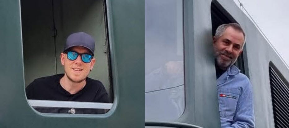 Prüfungsfahrt unserer Lokführer