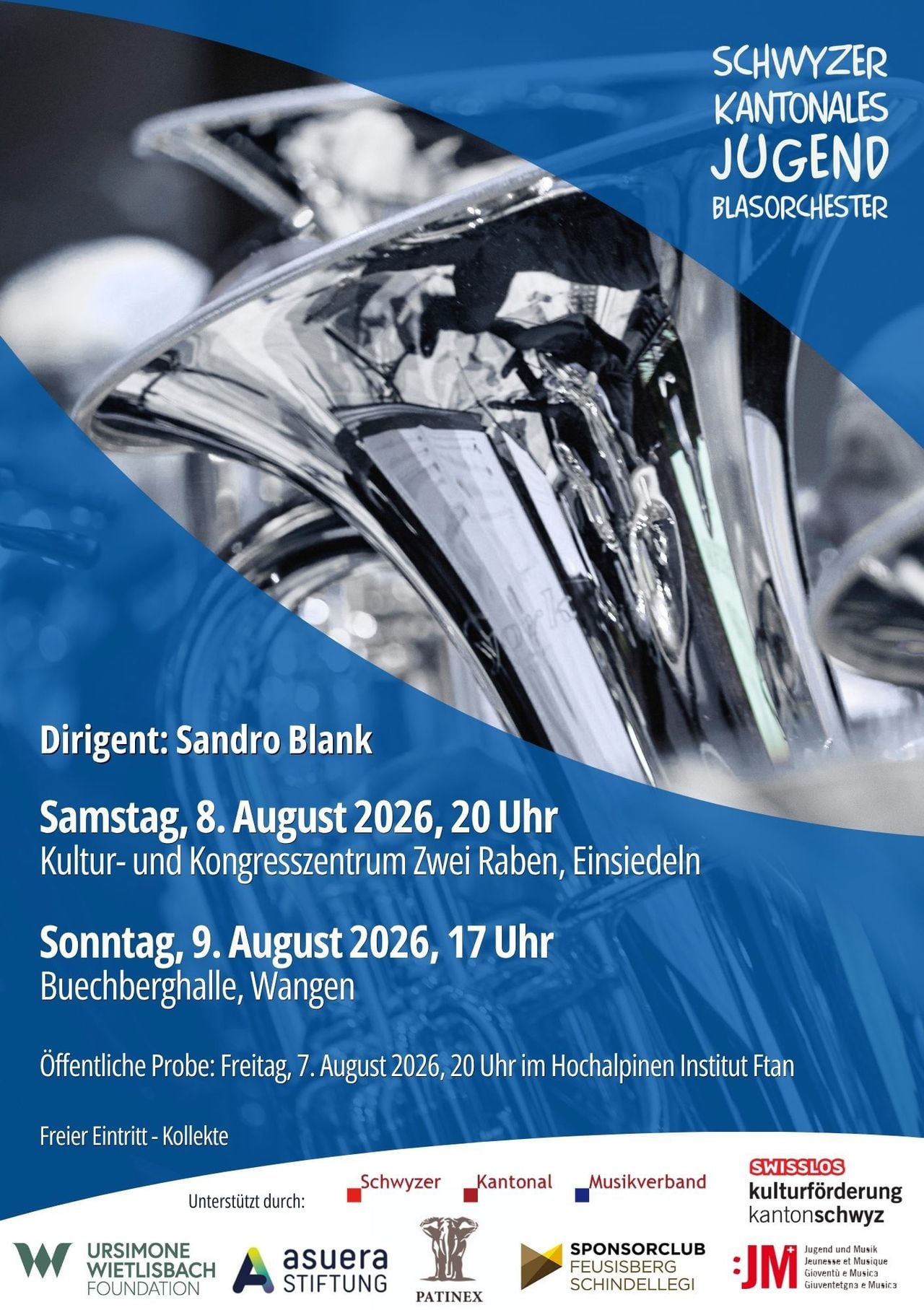 Concert by the Schwyz Cantonal Youth Wind Orchestra (SKJBO)