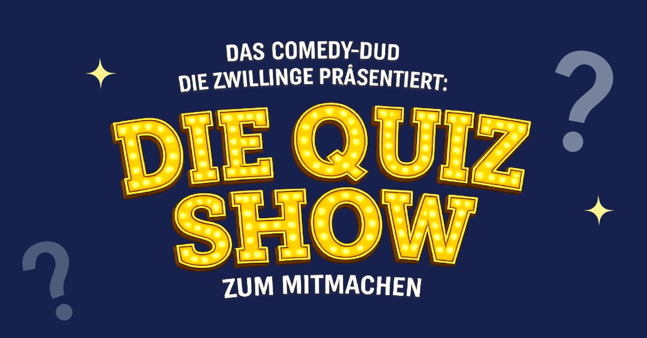 Die Quiz Show mit «Die Zwillinge»