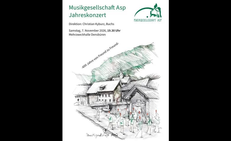 Jahreskonzert Musikgesellschaft Asp