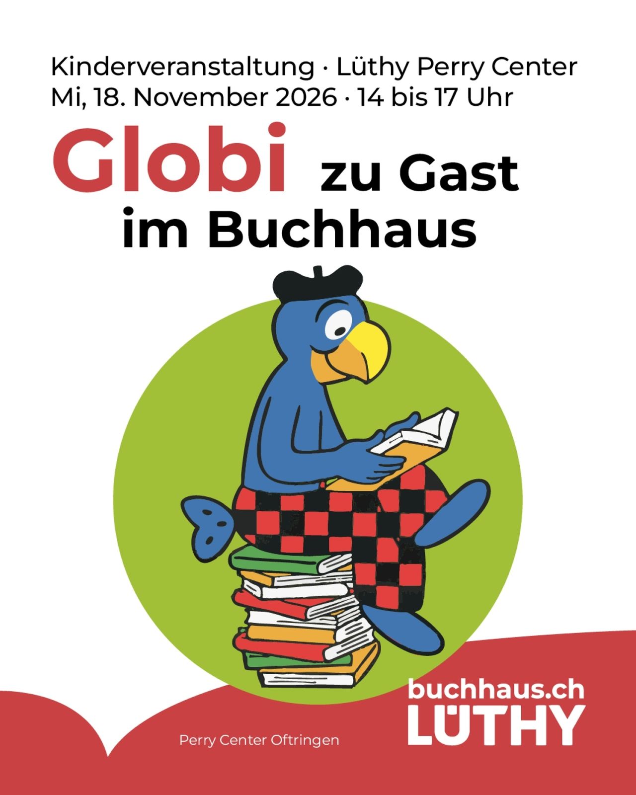Globi zu Gast im Buchhaus!