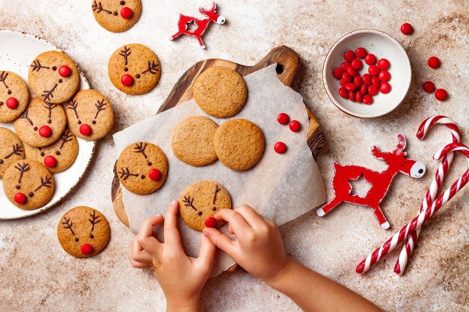 In der Weihnachtsbäckerei