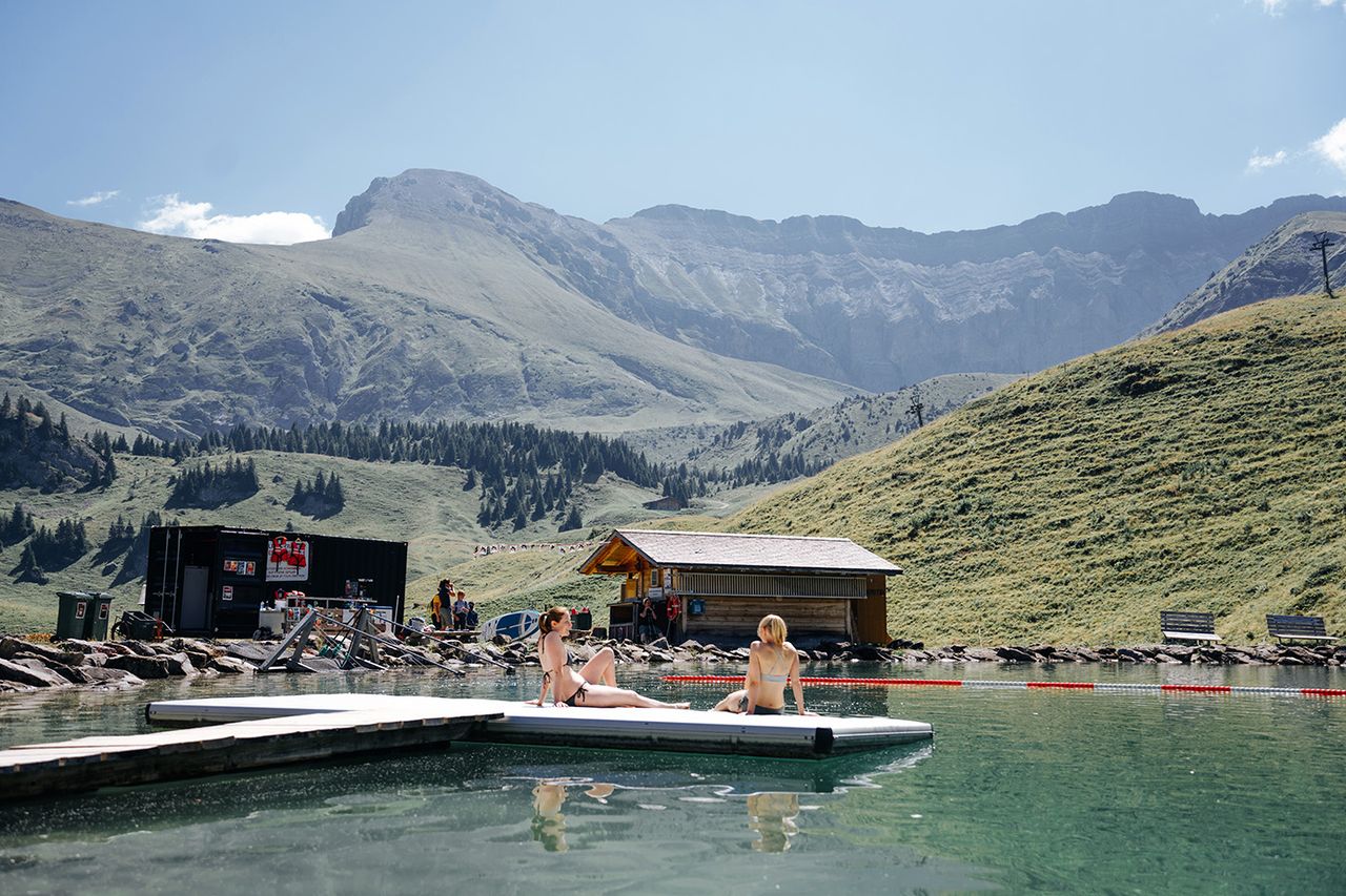 Alpine beach
