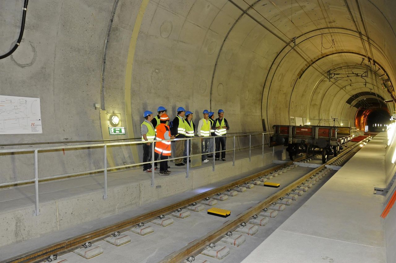 Visit to the Lötschberg Base Tunnel